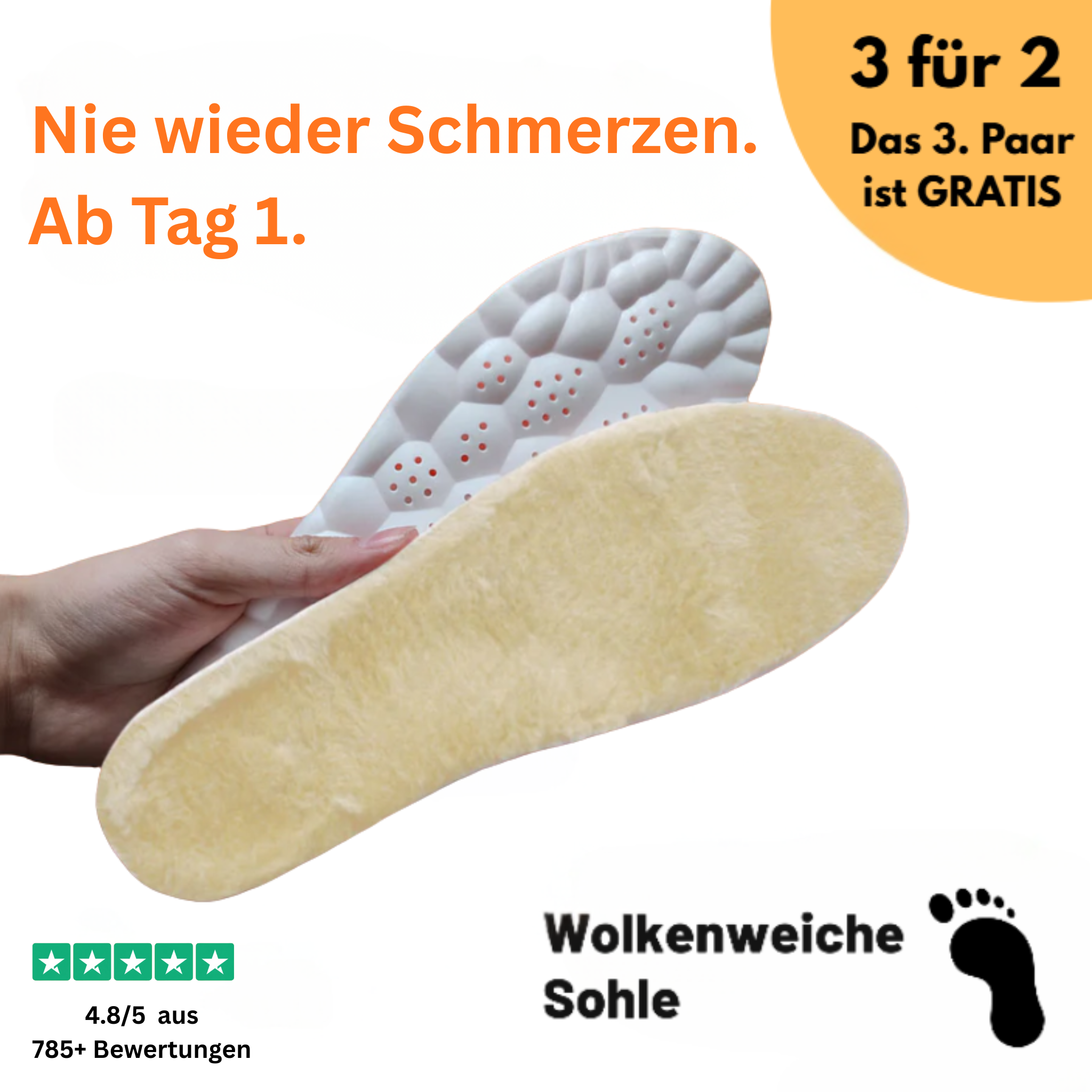 Wohlfühl-Schuhsohle